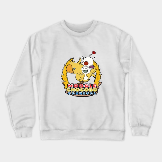 Chocobo Moogle Carnival Crewneck Sweatshirt by LadyTsundere